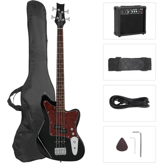 Electric Bass Guitar Beginner Kit