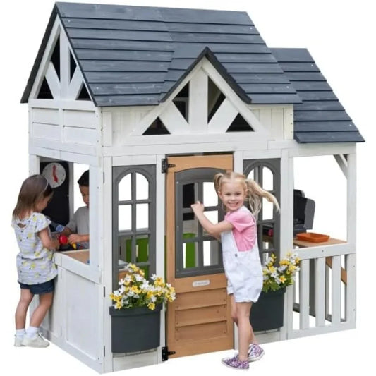 Outdoor Wooden Playhouse