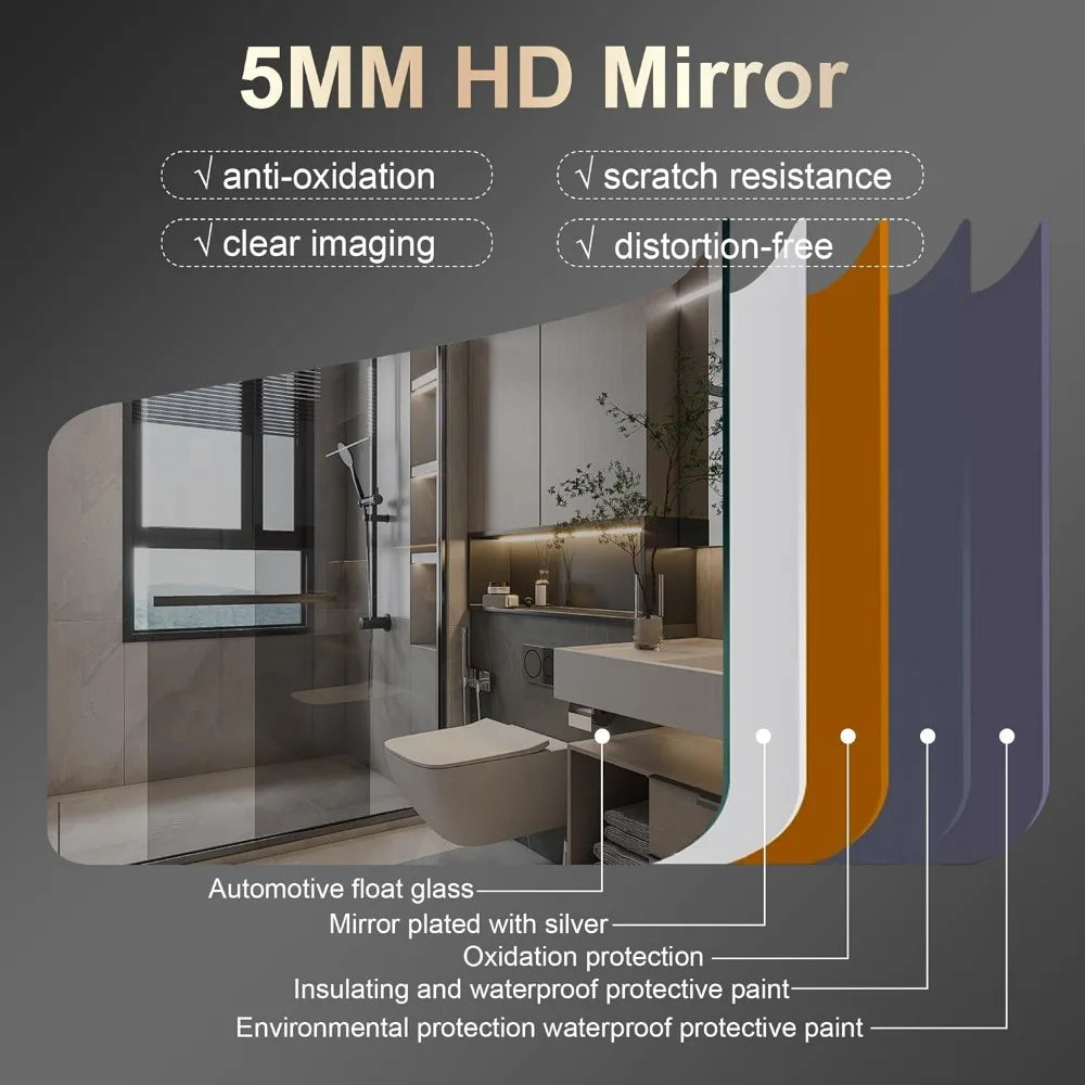 48x24 inch LED Bathroom Mirror