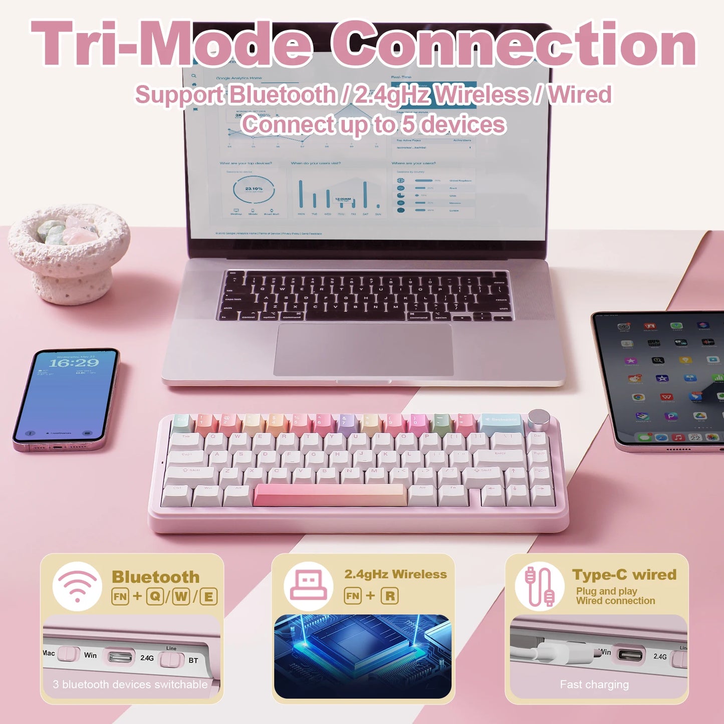 Wireless Mechanical Gaming Keyboard