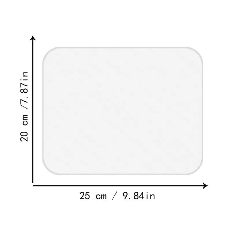 Tempered Glass Mouse Pad