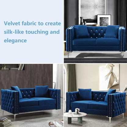 Velvet Loveseat Jeweled