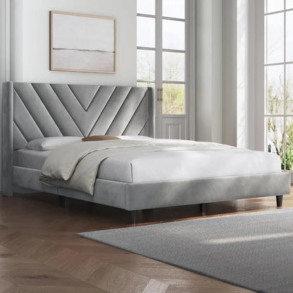 Queen Bed Frame Upholstered Platform