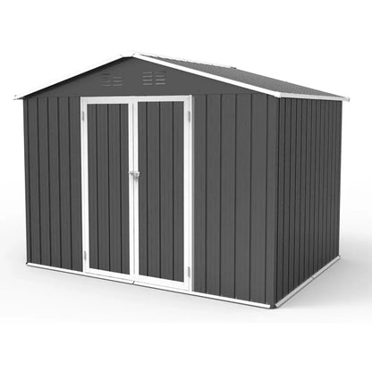 Metal Outdoor Storage Shed 8 x 6 FT